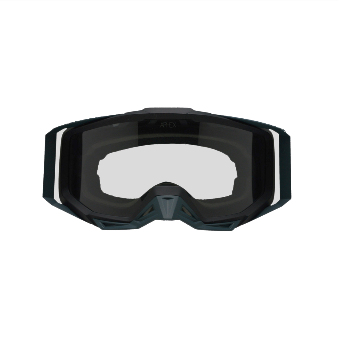 Masque Aphex Blaze Cross Noir / Verre Transparent Vert