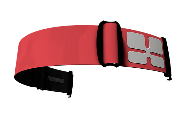 Red and grey removable Strap for Aphex's goggles 