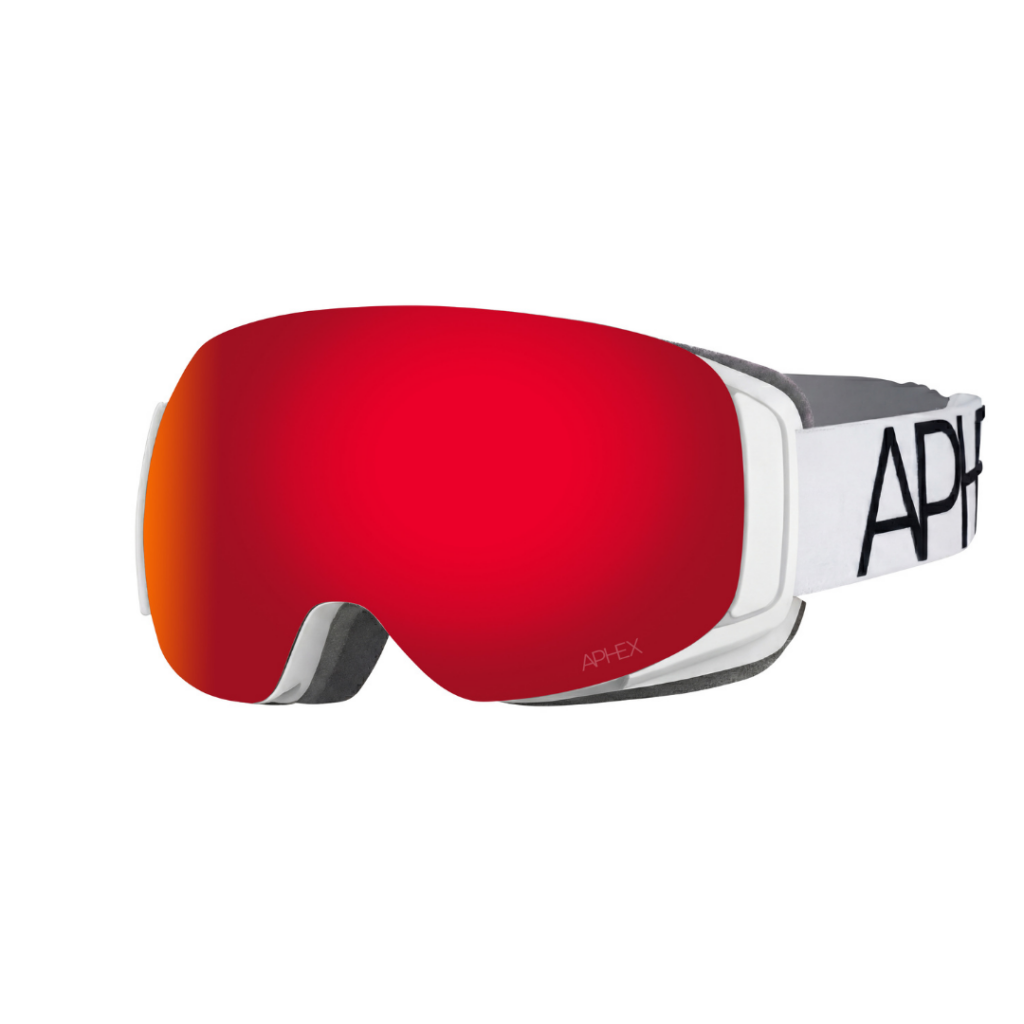 KEPLER Small White - Red Lens