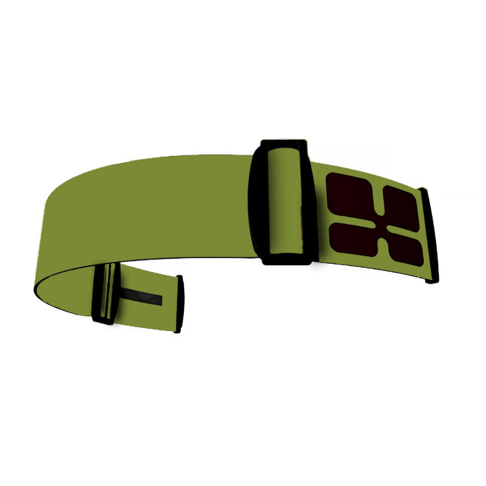 Limited Edtion Army Green + Logo Black Strap