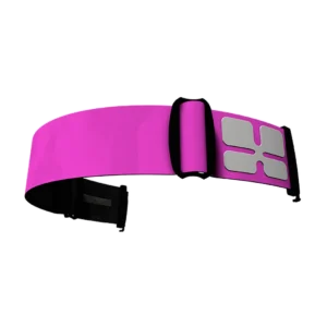 Rose + Logo White Strap