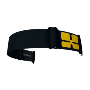Black + Logo Gold Strap